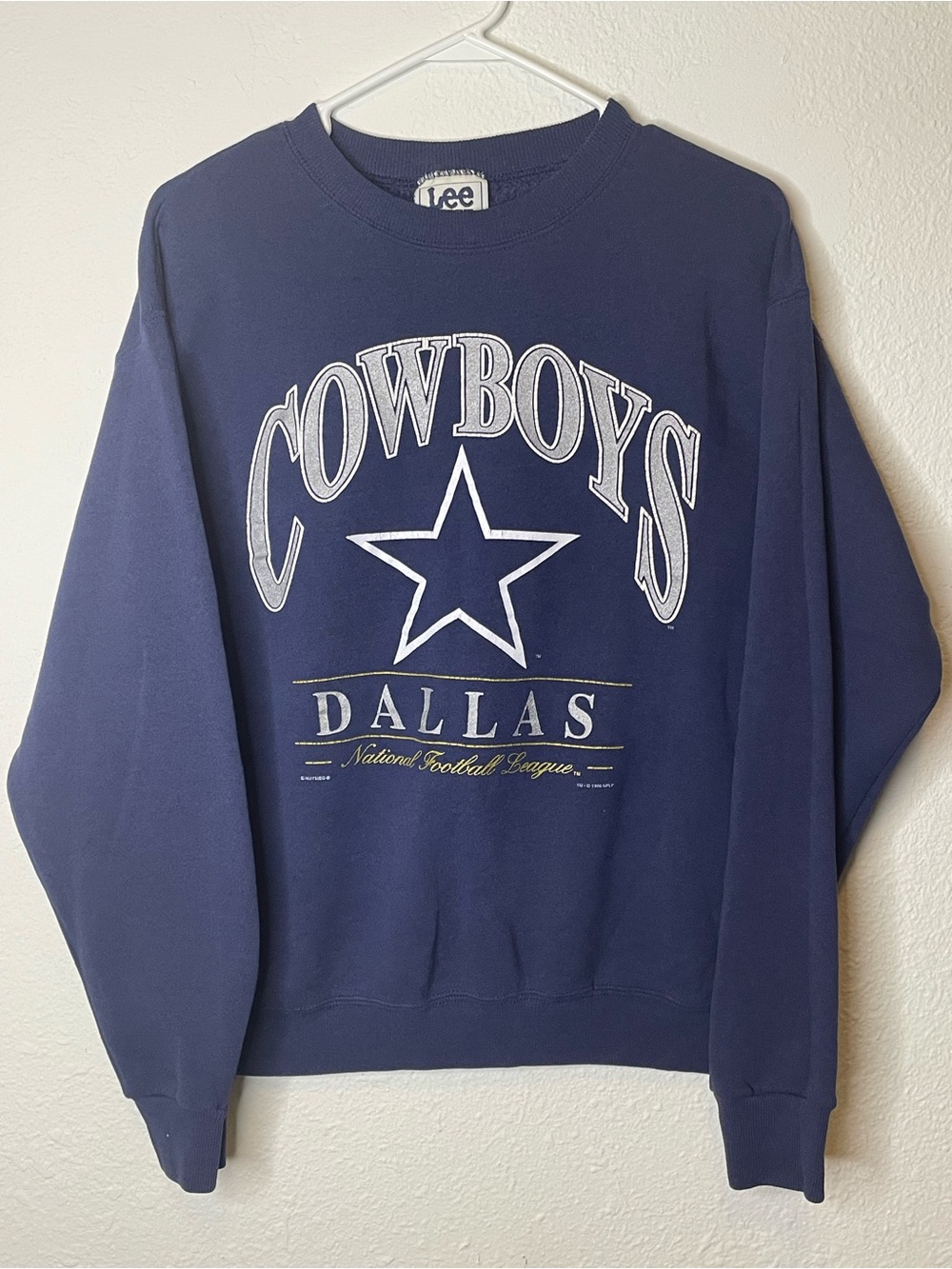 Unisex Vintage Lee Sport NFL Dallas Cowboys Crewneck Sweatshirt